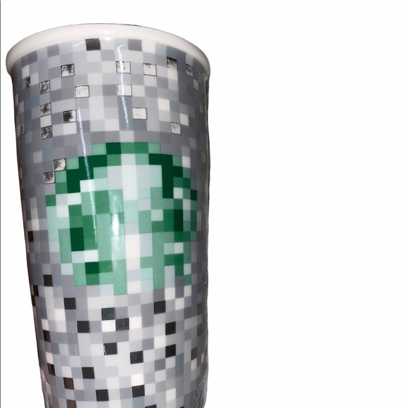 RODARTE + Starbucks 2012 pixelated Minecraft ceramic tumblr limited edition mug - Picture 1 of 5